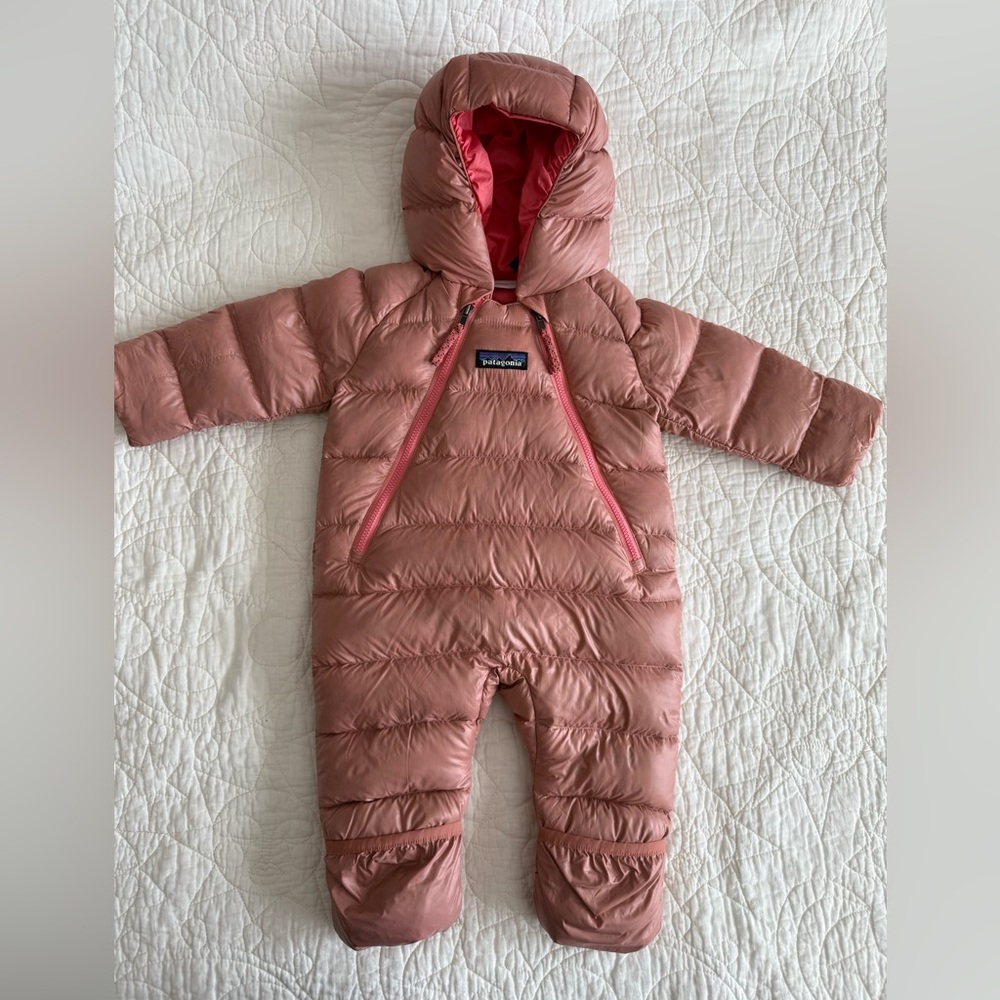 Patagonia Infant Down Bunting - Dusty Rose Pink